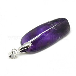 Pendentifs en améthyste naturelle&nbsp;G-S266-03