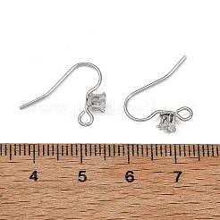Ohrringrohlinge aus Messing mit Zirkonia-Pavé&nbsp;XGRQ4S985-740P