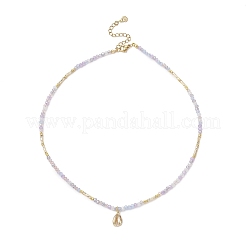 Sommerstrand 304 Edelstahl Anhänger Halsketten für Frauen&nbsp;NJEW-JN05241-03
