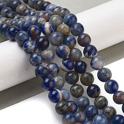 Chapelets de perles en sodalite naturelle&nbsp;GSR8mmC013-1
