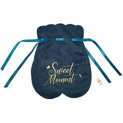 Geschenkbeutel mit Kordelzug aus Samtschmuck&nbsp;ABAG-CJC0003-02D