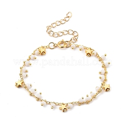 Ensemble de bijoux de chaînes gourmettes en laiton&nbsp;SJEW-JS01123