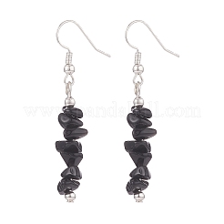 Set di gioielli con perline di ossidiana naturale&nbsp;X-SJEW-JS01232-01