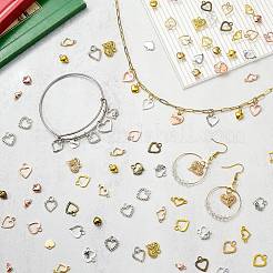 Kits de fabrication de bijoux en forme de cœur&nbsp;FIND-SZ0004-01