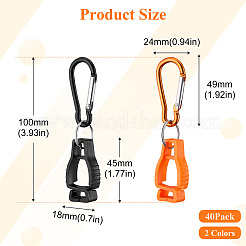 Clip per guanti in plastica da 40 pz 2 colori&nbsp;FIND-DL0001-23