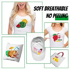 PET-Wärmeübertragungsfolien-Logo-Aufkleber-Set&nbsp;DIY-WH0230-037