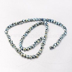 Electroplate non magnetici ematite sintetico fili di perline&nbsp;G-F300-33B-07