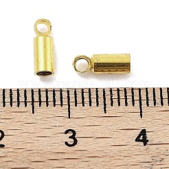 Crémaillère embouts cordon en laiton placage&nbsp;KK-P274-01B-G