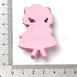 Cartoon Mädchen undurchsichtige Harz Decoden Cabochons&nbsp;RESI-S392-01A-05
