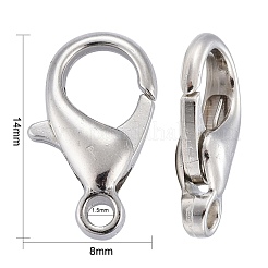 Fermoir pince de homard en alliage de zinc&nbsp;E105-NF