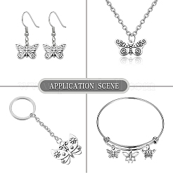 100 pièces 10 styles pendentifs en alliage de zinc de style tibétain&nbsp;TIBEP-CJ0002-91