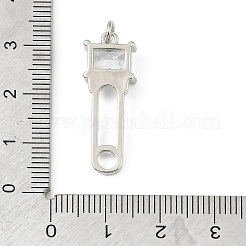 Ottone micro spianare pendenti zirconi&nbsp;KK-H527-30P