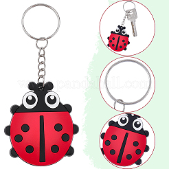 20 porte-clés en plastique souple PVC&nbsp;KEYC-BM0001-09