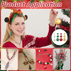 2360 pièce de perles de Noël en plastique ABS et acrylique&nbsp;DIY-PH0035-33
