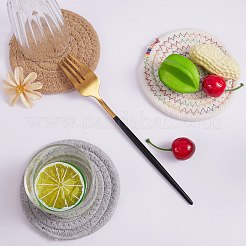8pcs 8 Farben Baumwollfadengewebe heiße Topflappen&nbsp;DIY-SZ0003-67
