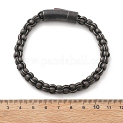 Bracciali a catena in acciaio inossidabile 304 per donna e uomo&nbsp;BJEW-A031-04C-AS