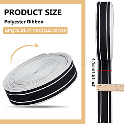 Ruban polyester rayé de 22.5 m&nbsp;OCOR-BC0008-88A