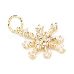 Pendenti in ottone con zirconi chiari&nbsp;ZIRC-B010-28G
