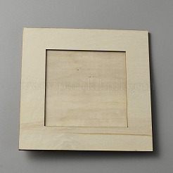 Cadres photo en bois carré&nbsp;DIY-WH0349-45