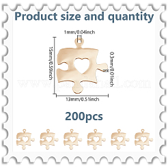 200 Stück Messinganhänger&nbsp;KKC-GO0001-01KCG
