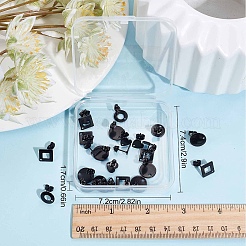 30 Stück 5 Stil 304 Edelstahl Ohrstecker Zubehörse&nbsp;STAS-SC0004-31