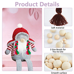 28 Stück 7 Farben Polyester-Puppenhaar&nbsp;DIY-DC0008-23