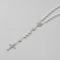 Collier avec pendentif en alliage de zinc&nbsp;NJEW-WH0022-21