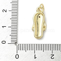 Ciondoli in smalto con zirconi cubici a micro pavimentazione in ottone&nbsp;KK-L248-19G
