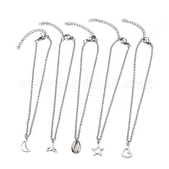 Cavigliere pendenti in acciaio inossidabile 304 anti-appannamento&nbsp;AJEW-AN00321
