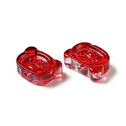 Lackiert transparent Glasperlen&nbsp;GLAA-F119-04