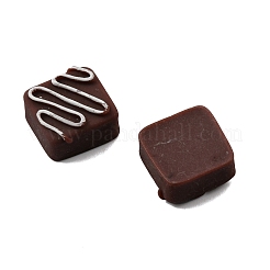 Nachahmung Essen Harzcabochons&nbsp;RESI-WH0035-18A-B02