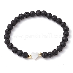 3 stücke 3 arten natürliche edelstein & howlith perlen stretch armbänder sets&nbsp;BJEW-JB11007