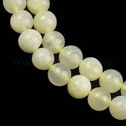 Natürlich neu Jadestein runde Perle Stränge&nbsp;G-O039-16-8mm-A