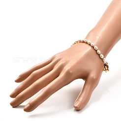 Bracciali con perline di perle naturali per il regalo delle donne della ragazza&nbsp;BJEW-JB06821