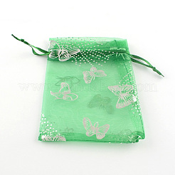 Gedruckt Organza Beutel&nbsp;OP-R024-9x12-M