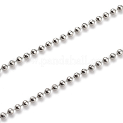 Collane in ottone a catena a sfera&nbsp;X-NJEW-JN02912-02