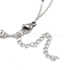 Pendentifs colliers en acier inoxydable&nbsp;NJEW-U003-01H-P