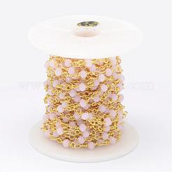 Chaînes de perles en verre manuels&nbsp;CHC-G311-B02