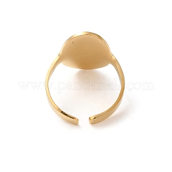Offene Manschettenringe aus 304 Edelstahl für Damen&nbsp;LS-RJEW-G291-05G
