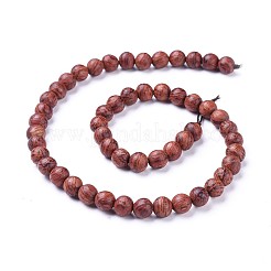 Chapelets de perles en bois&nbsp;X-WOOD-F008-03-B