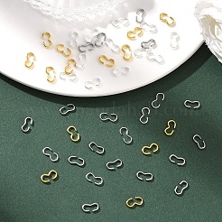150 pz 3 stili connettori a collegamento rapido in acciaio inossidabile 304 e ottone e ferro&nbsp;DIY-YW0018-03