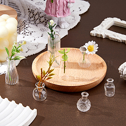 7 stücke 7 arten glas vase miniatur blumentopf ornamente&nbsp;AJEW-FH0007-02