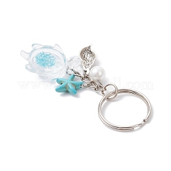 Porte-clés en acrylique transparent lumineux&nbsp;KEYC-JKC01358-03