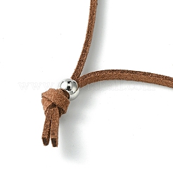 Messing Makramee Beutel Steinhalter Anhänger Halsketten&nbsp;NJEW-JN04653-01