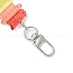 Gefärbte bunte natürliche Quarzkristall Chakra Prisma Link Tasche Extender Ketten&nbsp;FIND-JF00145