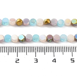 Perles en verre electroplate&nbsp;EGLA-P056-01D