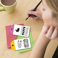 Klarsichtstempel aus PVC-Kunststoff&nbsp;DIY-WH0618-0042