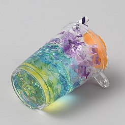 Transparenten Acryl-Anhänger&nbsp;OACR-WH20007-01C-13