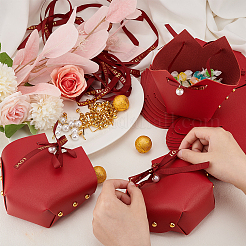 Süßigkeiten-Geschenkhandtaschen aus PU-Leder&nbsp;ABAG-WH0032-60C