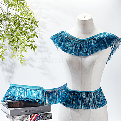 Garniture de ruban en polyester pour animaux de compagnie à pompon&nbsp;OCOR-WH0082-230B
